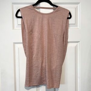 Open back lounge tank